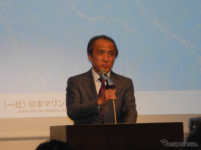 日本マリン事業協会の柳弘之会長