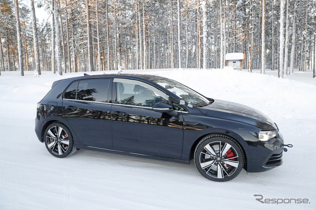 VW ゴルフ GTI TCR 新型プロトタイプ(スクープ写真)
