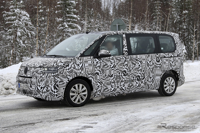 VW T7 プロトタイプ(スクープ写真)