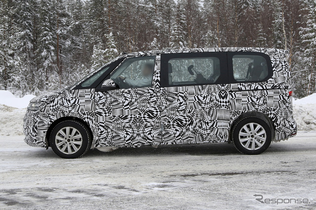 VW T7 プロトタイプ(スクープ写真)