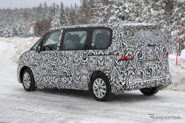 VW T7 プロトタイプ(スクープ写真)