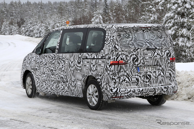 VW T7 プロトタイプ(スクープ写真)