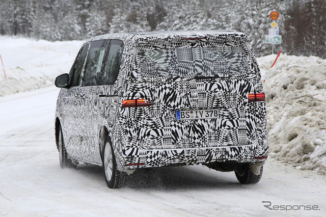 VW T7 プロトタイプ(スクープ写真)