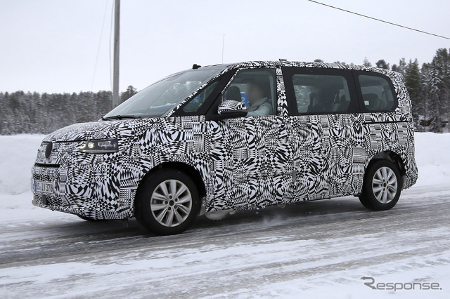 VW T7 プロトタイプ(スクープ写真)