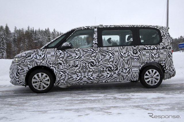 VW T7 プロトタイプ(スクープ写真)