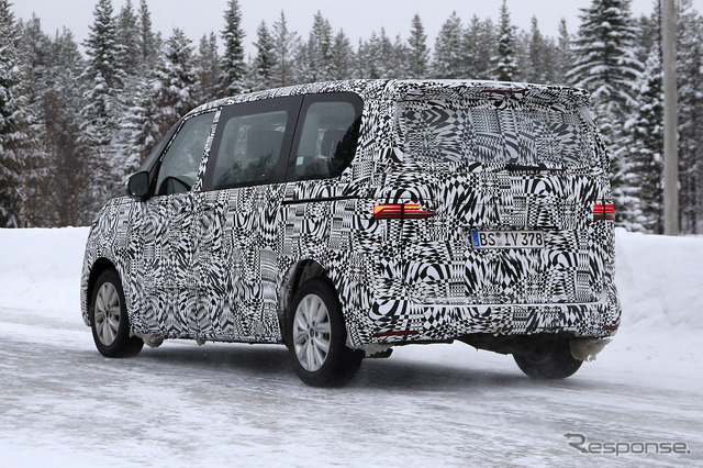 VW T7 プロトタイプ(スクープ写真)