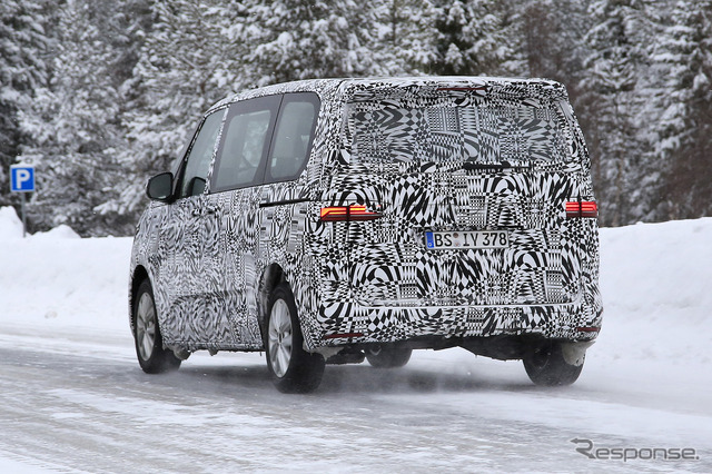 VW T7 プロトタイプ(スクープ写真)