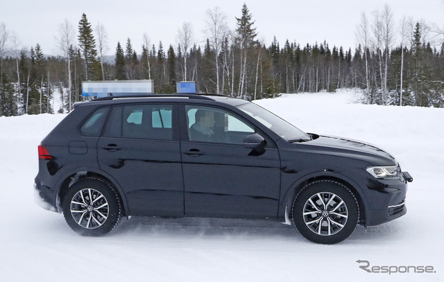 VW ティグアン 改良新型プロトタイプ(スクープ写真)