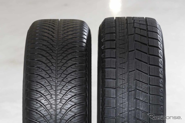横浜ゴムのスタッドレスタイヤ『アイスガード6』とオールシーズンタイヤ『ブルーアース4S』を比較