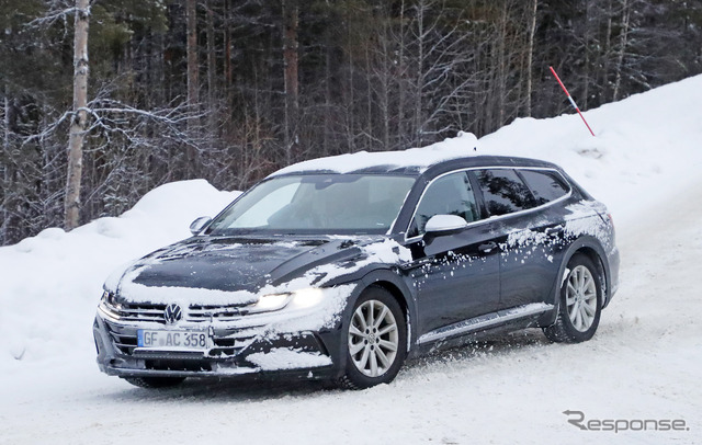 VW アルテオン シューティングブレーク 開発車両(スクープ写真)