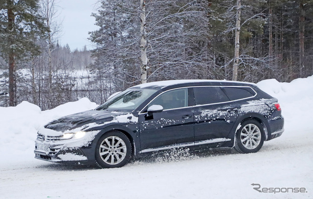 VW アルテオン シューティングブレーク 開発車両（スクープ写真）