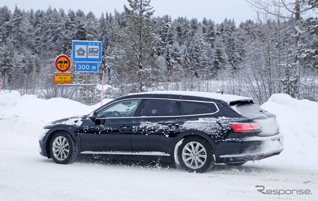 VW アルテオン シューティングブレーク 開発車両（スクープ写真）