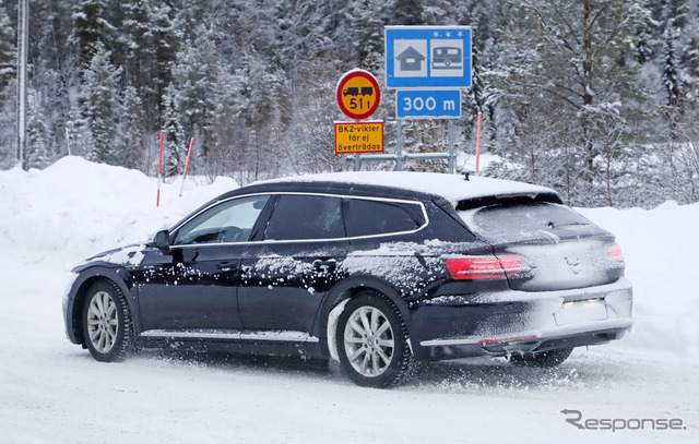VW アルテオン シューティングブレーク 開発車両(スクープ写真)