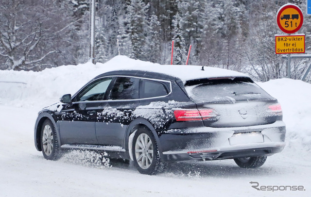 VW アルテオン シューティングブレーク 開発車両（スクープ写真）