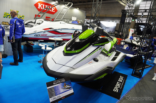 ヤマハ発動機がマリンジェットとレジャーボートを展示(大阪オートメッセ2020)