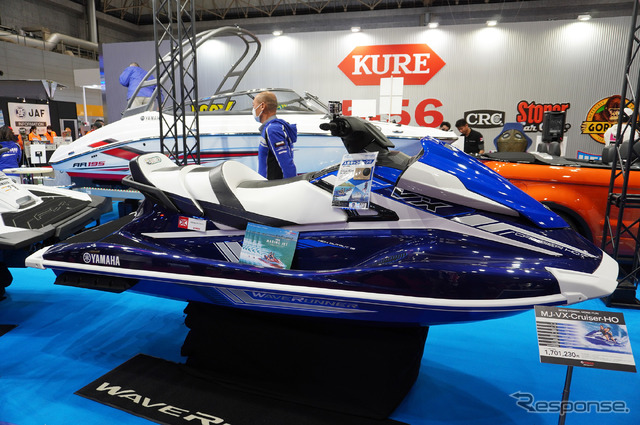 ヤマハ発動機のマリンジェット『MJ-VX-Cruiser-HO』(大阪オートメッセ2020)
