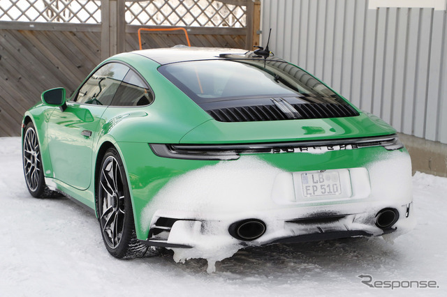 ポルシェ 911 GTS 新型プロトタイプ(スクープ写真)