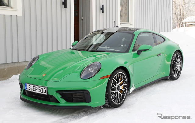 ポルシェ 911 GTS 新型プロトタイプ(スクープ写真)