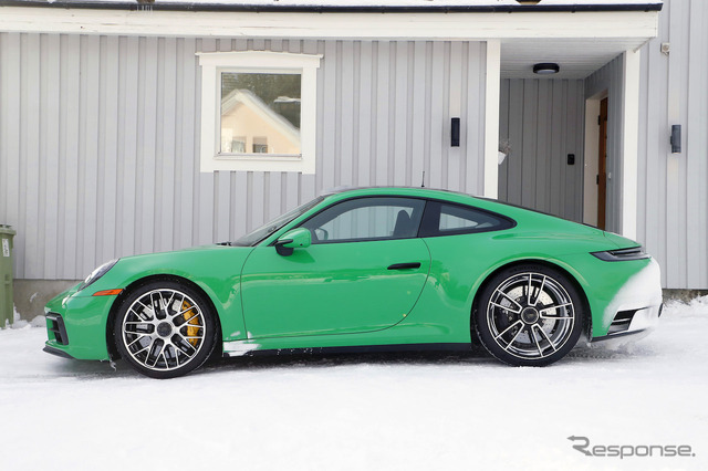 ポルシェ 911 GTS 新型プロトタイプ(スクープ写真)
