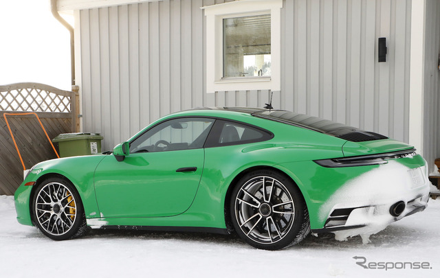 ポルシェ 911 GTS 新型プロトタイプ(スクープ写真)