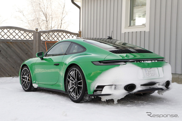 ポルシェ 911 GTS 新型プロトタイプ(スクープ写真)