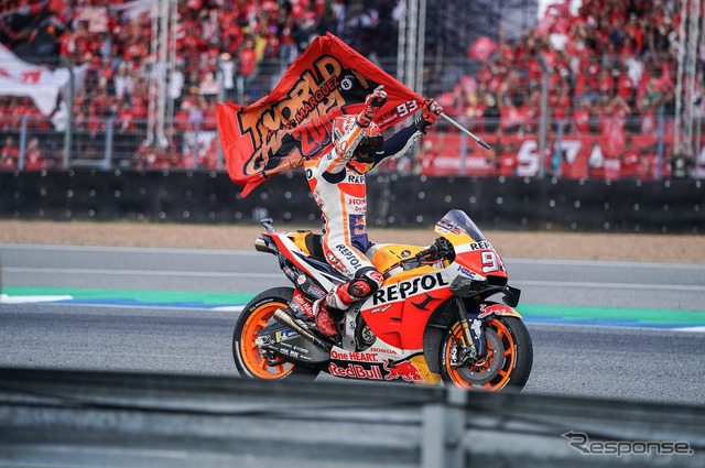 マルク・マルケス選手、MotoGPで4年連続6回目のチャンピオンを獲得（2019年10月）