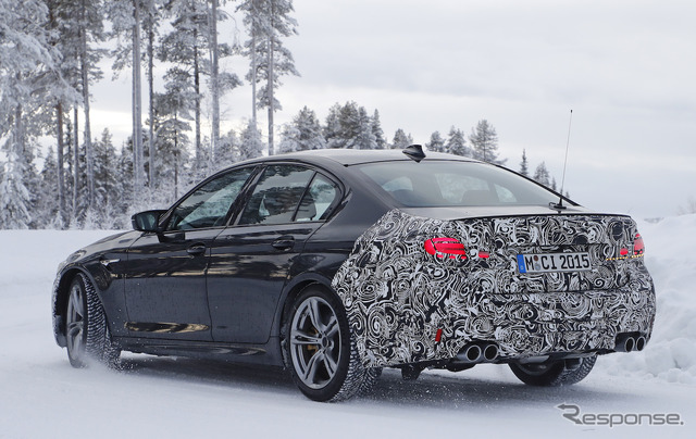 BMW M5 改良新型プロトタイプ スクープ写真