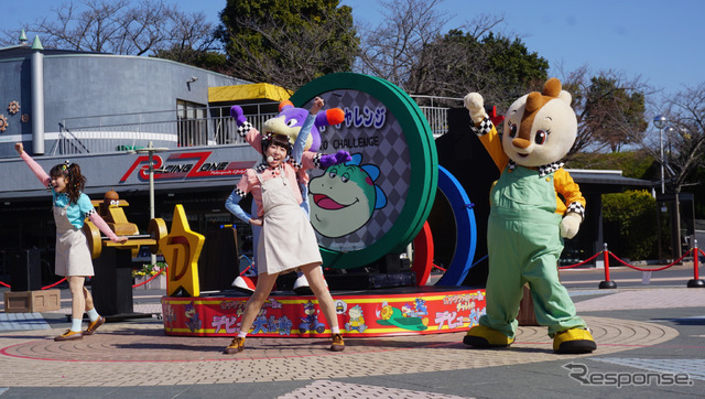 春のイベント「コチラファミリー」と一緒にチャレンジ デビュー大作戦!」で、みんなで1つになり”できた”の喜びを体験できるイベント。
