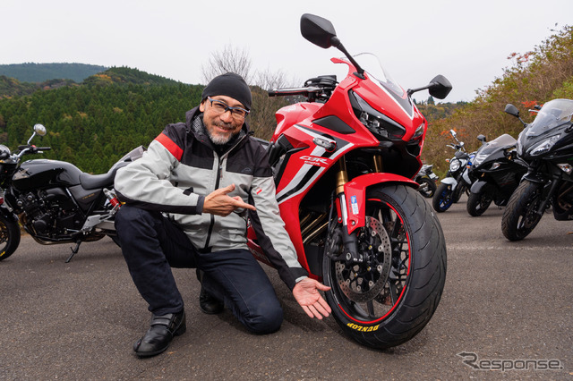 佐川氏によると、今回のベストマッチングはCBR650R！