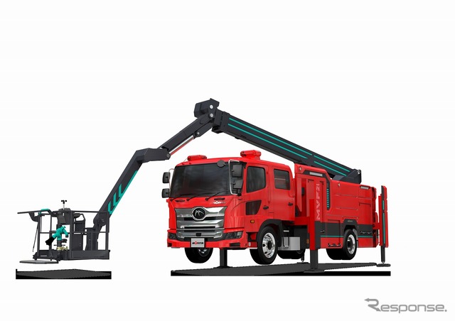 MVF21(21mブーム付多目的消防ポンプ自動車)