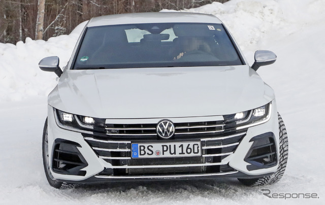VW アルテオンR プロトタイプ(スクープ写真)