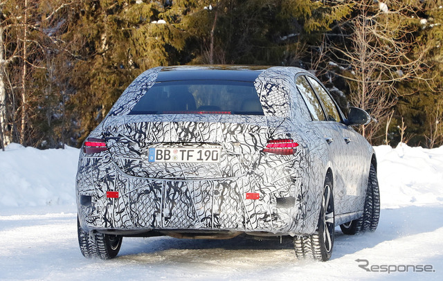 メルセデスAMG C43/C53(仮)開発車両(スクープ写真)