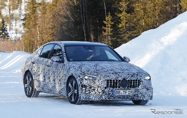メルセデスAMG C43/C53(仮)開発車両(スクープ写真)