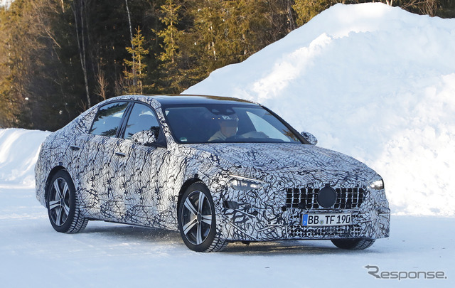 メルセデスAMG C43/C53(仮)開発車両(スクープ写真)