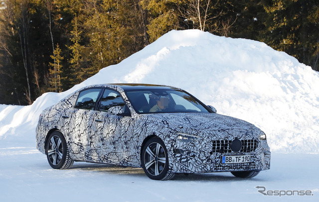 メルセデスAMG C43/C53(仮)開発車両(スクープ写真)