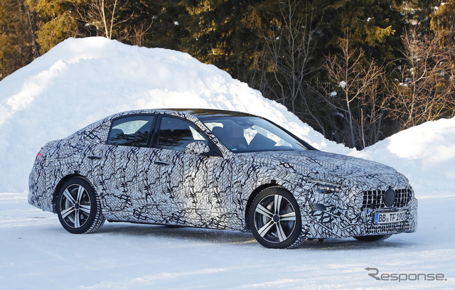メルセデスAMG C43/C53(仮)開発車両(スクープ写真)