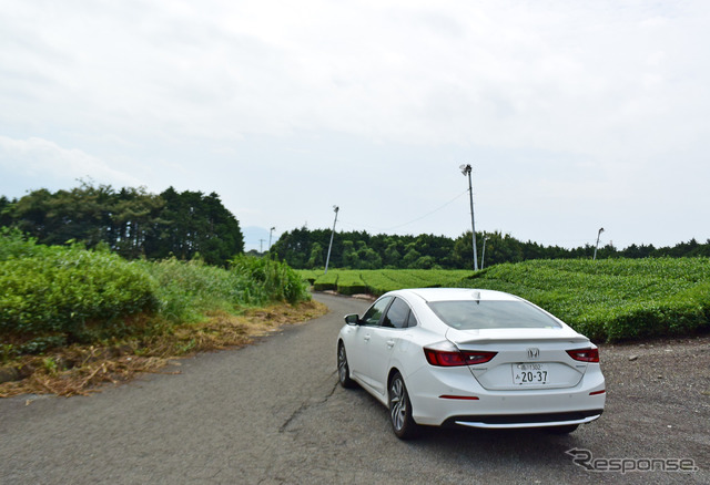 静岡の茶畑をドライブしてみた。