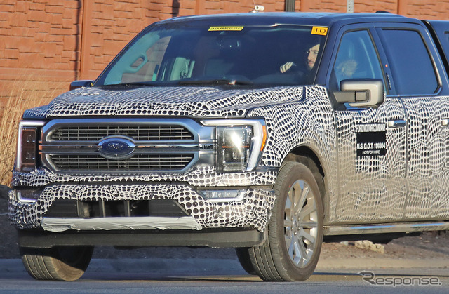 フォード F-150 次期型プロトタイプ(スクープ写真)