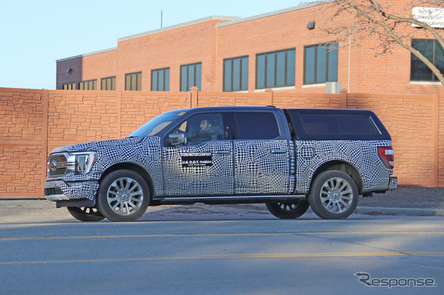 フォード F-150 次期型プロトタイプ(スクープ写真)