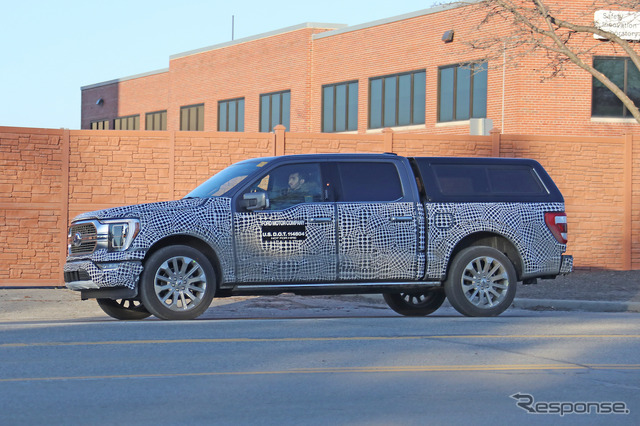 フォード F-150 次期型プロトタイプ（スクープ写真）