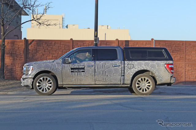 フォード F-150 次期型プロトタイプ（スクープ写真）