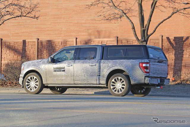 フォード F-150 次期型プロトタイプ(スクープ写真)