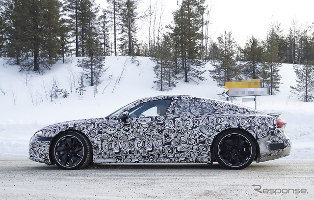 アウディ e-tron GT 市販型プロトタイプ スクープ写真