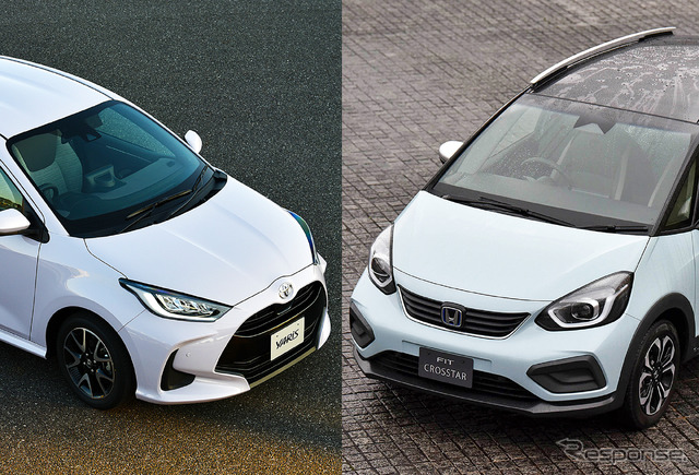 トヨタ ヤリス&ホンダ フィット新型をカタログスペック比較!