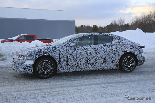 メルセデスベンツ EQE 開発車両(スクープ写真)