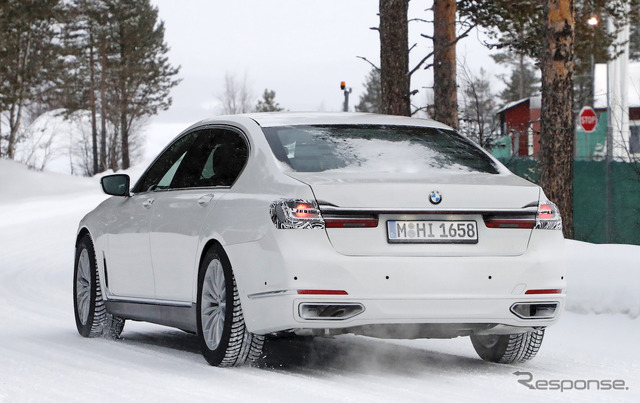 BMW 7シリーズ 次世代型プロトタイプ(スクープ写真)