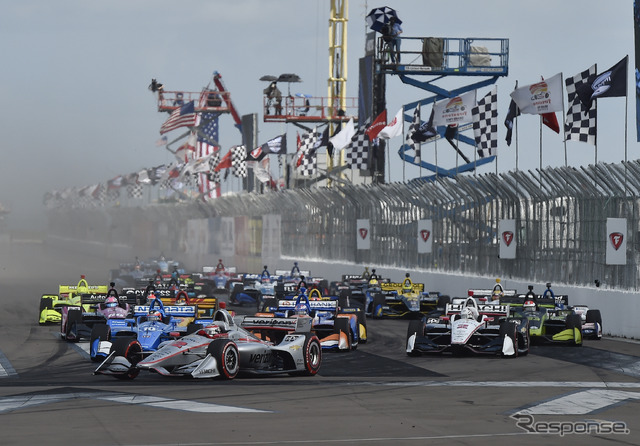 2019年のINDYCARセント・ピーターズバーグ戦。