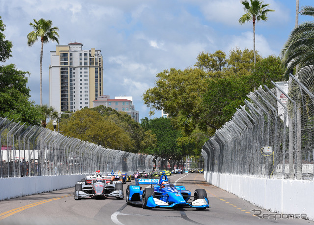 2019年のインディカー開幕戦(セント・ピーターズバーグ戦)。