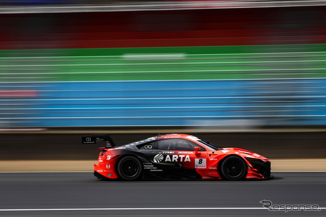GT500クラス2番手タイムのARTA NSX-GT