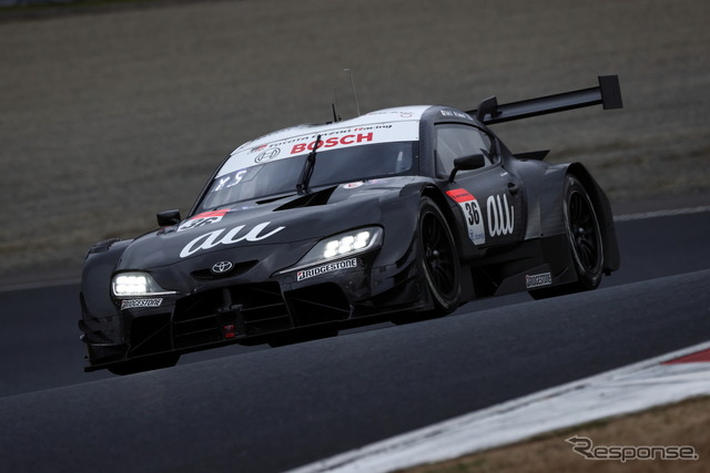 GT500クラス3番手タイムのau TOM'S GR Supra